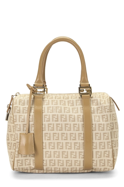 Beige Zucchino Boston Bag Mini