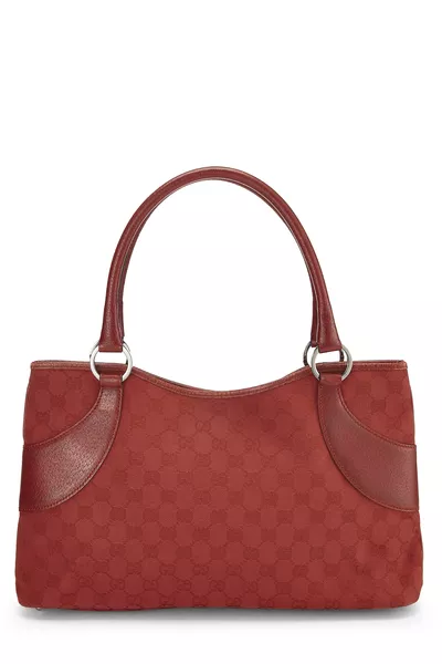 Red Original GG Canvas Tote