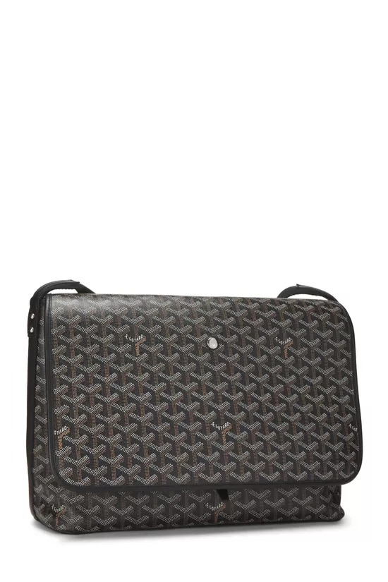 Black Goyardine Canvas Capetien MM, , large image number 1