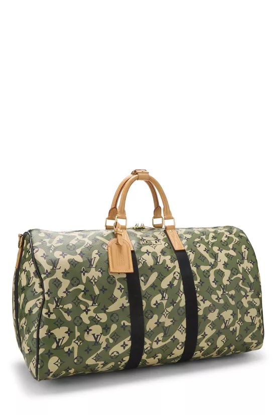 Takashi Murakami x Louis Vuitton Monogramouflage Keepall Bandouliere 55, , large image number 1
