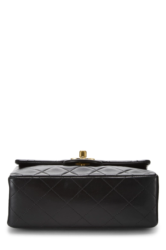 Black Quilted Lambskin Half Flap Mini, , large image number 4