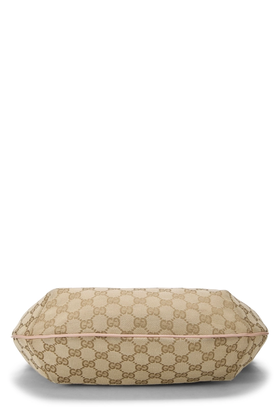 Pink Original GG Canvas Web Round Messenger Large, , large image number 4