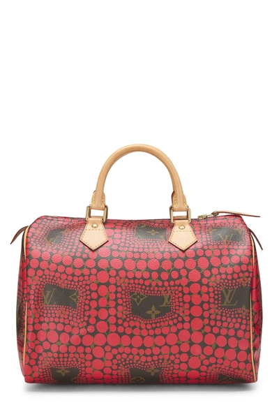 Yayoi Kusama x Louis Vuitton Red Monogram Dots Infinity Speedy 30