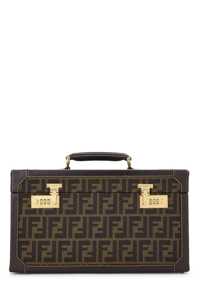 Brown Zucca Canvas Box Vanity