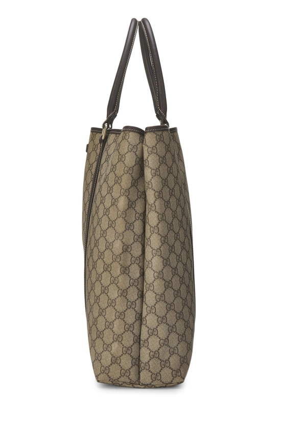 Brown GG Supreme Canvas Tote, , large image number 2