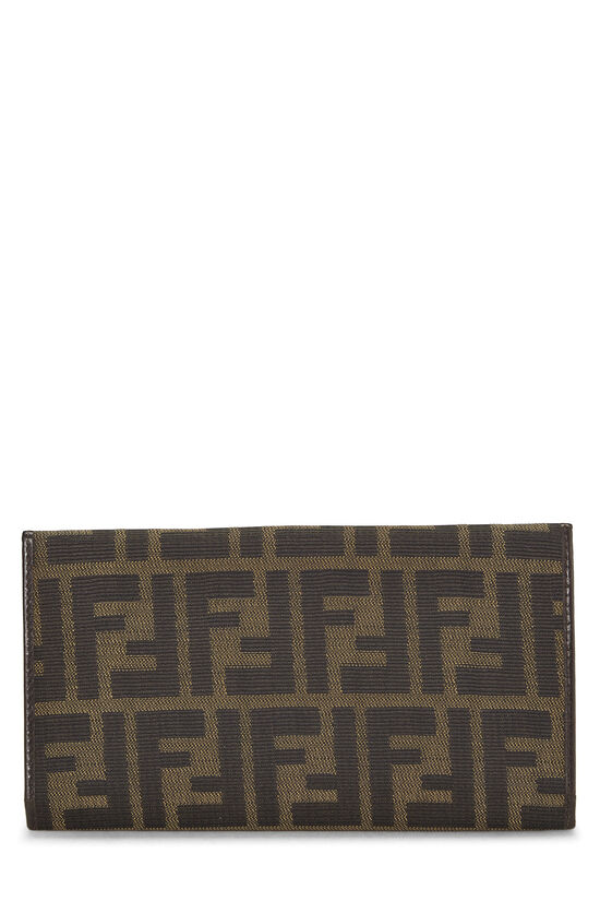 Brown Zucca Canvas Long Wallet, , large image number 2