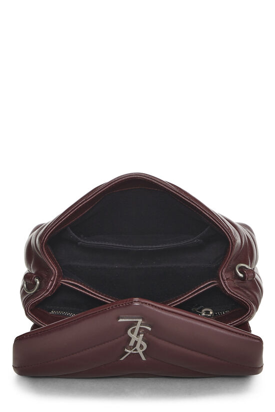 Burgundy Calfskin Monogram Loulou Toy, , large image number 5
