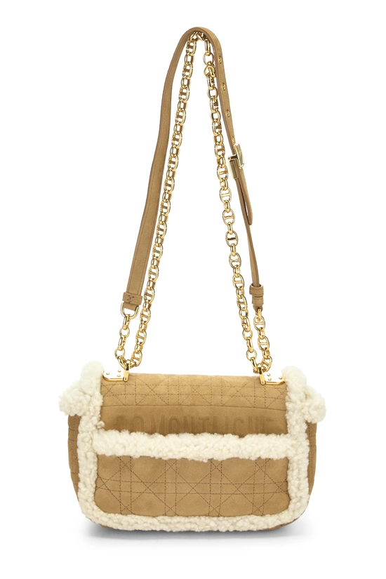 Brown Shearling Caro Bag Small, , large image number 3