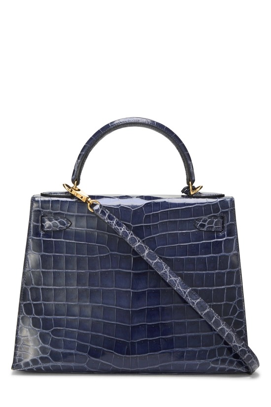 Blue Saphir Niloticus Crocodile Kelly Sellier 28, , large image number 3