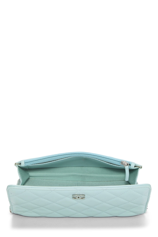 Blue Quilted Lambskin Classic Wallet On Chain (WOC), , large image number 5