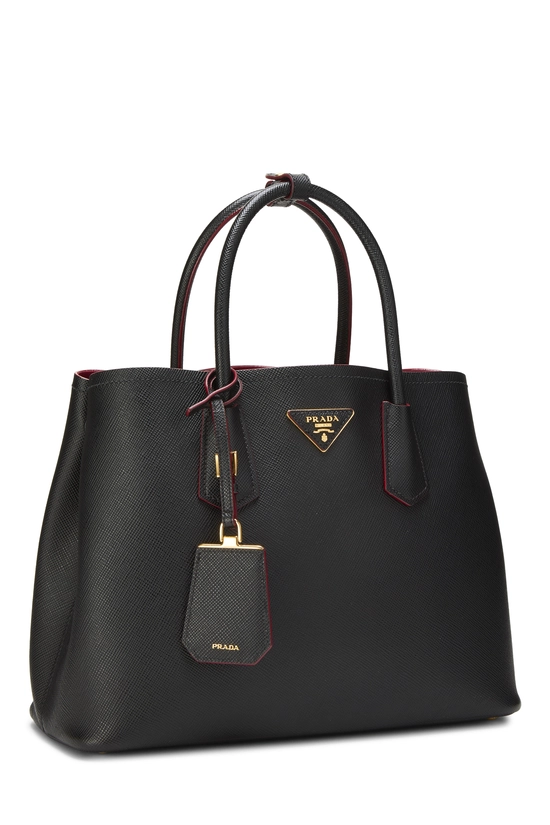 Black Saffiano Double Bag Medium, , large image number 1