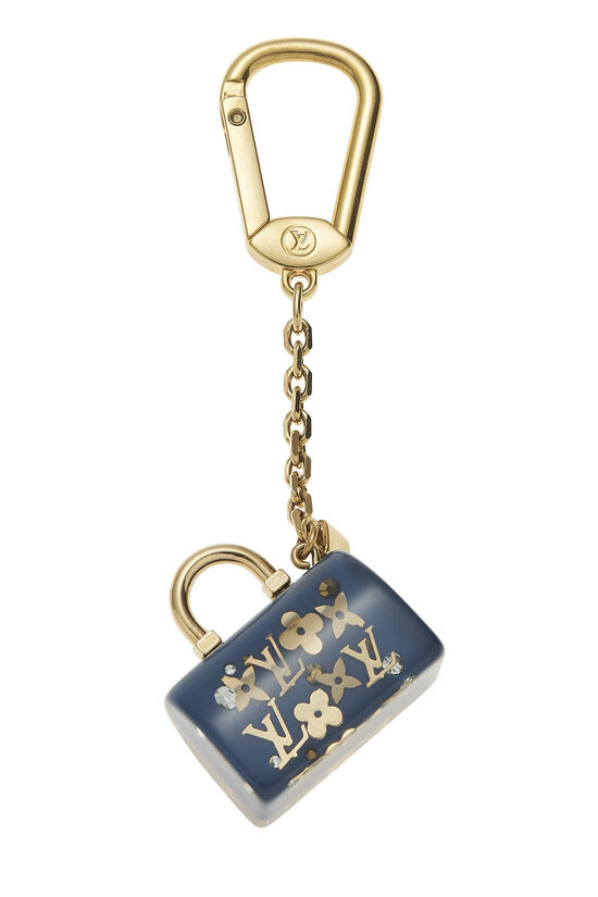 Blue Inclusion Speedy Bag Charm, , large image number 2