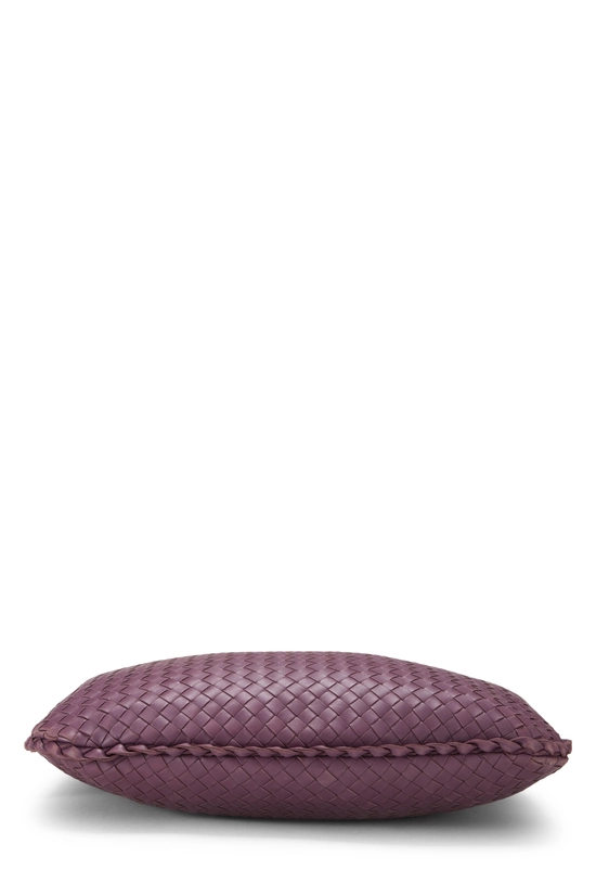 Purple Intrecciato Veneta Hobo Medium, , large image number 4