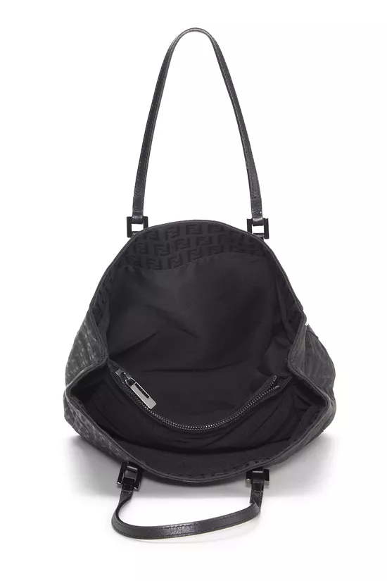 Black Zucchino Canvas Vertical Tote Small, , large image number 5