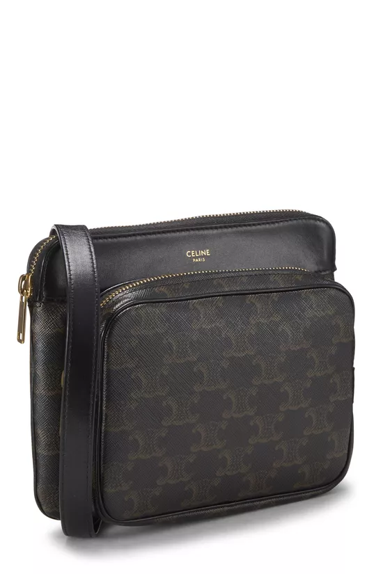 Black Triomphe Pocket Messenger Small, , large image number 1