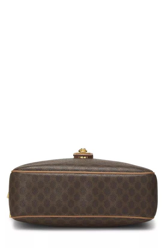 Brown Coated Canvas Macadam Shoulder Bag, , large image number 4