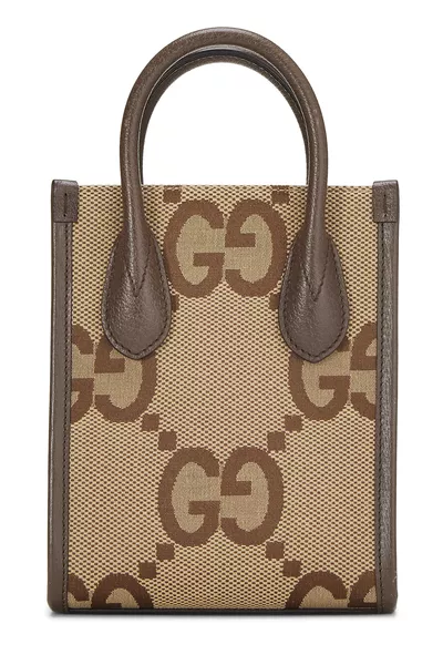 Jumbo GG Canvas Tote Mini