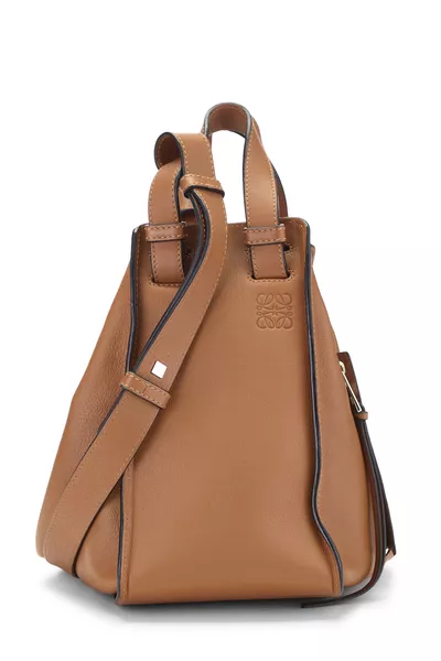 Brown Calfskin Hammock Bag Small