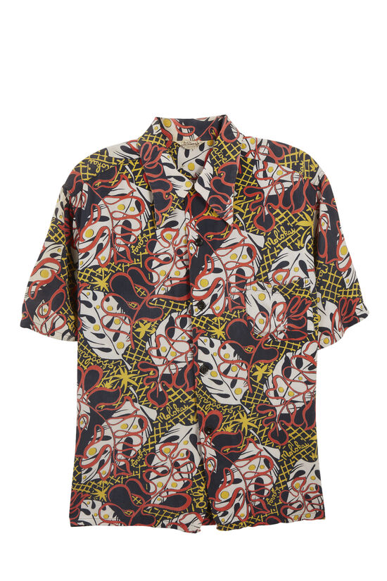 Multicolor Floral Hawaiian Shirt, , large image number 0
