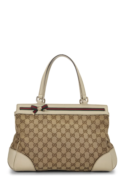 Gucci Original GG Canvas Mayfair Double Tote