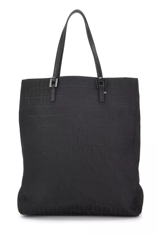 Black Zucchino Canvas Vertical Tote Small, , large image number 3