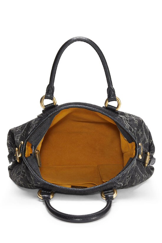 Louis Vuitton Monogram Denim Neo Cabby MM - Black Shoulder Bags