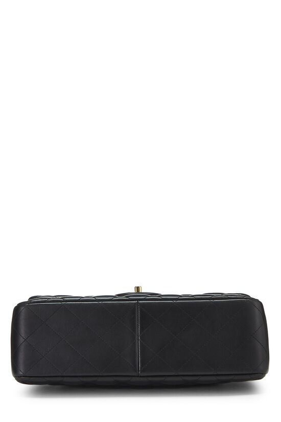 Black Quilted Lambskin New Classic Double Flap Jumbo, , large image number 5