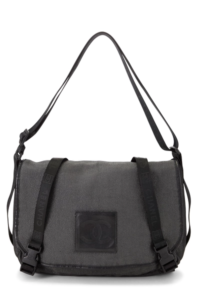 Black Nylon Sportline Messenger