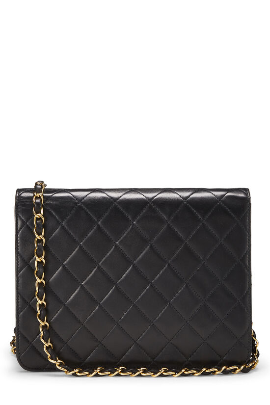 Black Quilted Lambskin Turnlock Ex Flap Small, , large image number 3