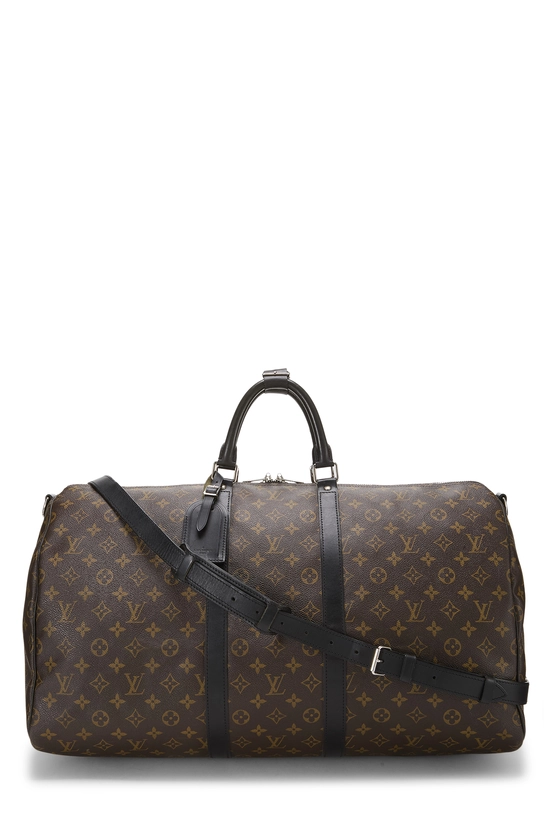 Monogram Macassar Keepall Bandouliere 55, , large image number 0