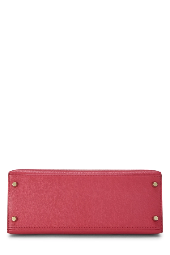 Rose Jaipur, Gris Perle Chevre Horseshoe Kelly Sellier 28, , large image number 4