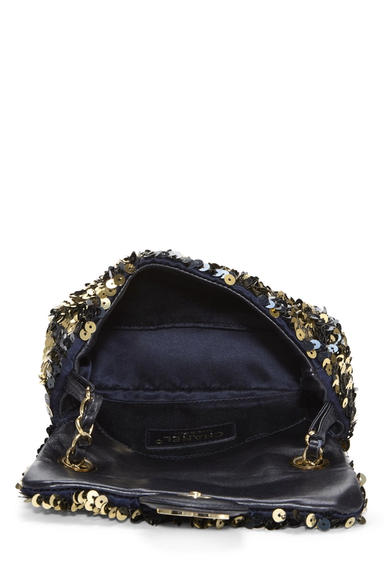 Gold Sequin Half Flap Mini, , large image number 5