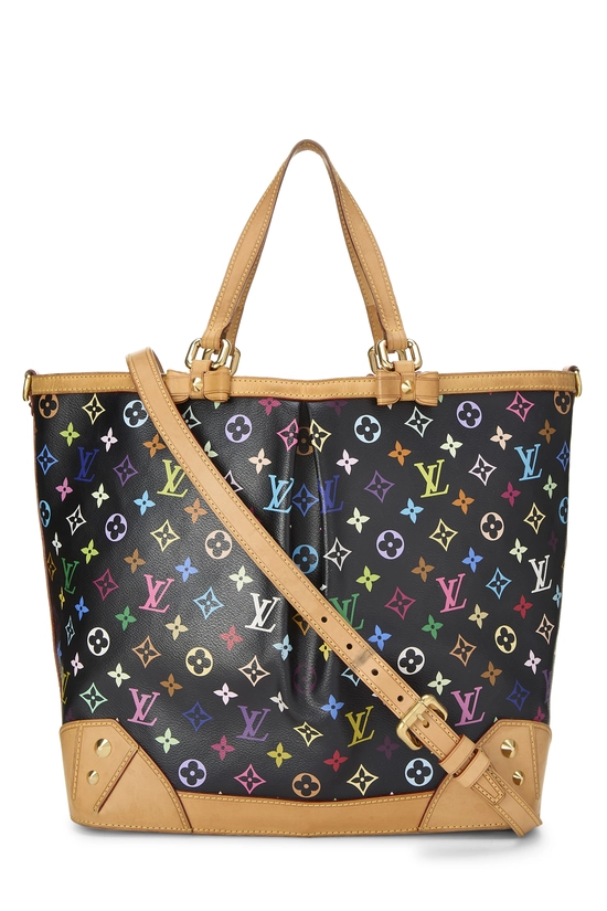 Takashi Murakami x Louis Vuitton Black Monogram Multicolore Sharleen GM, , large image number 3