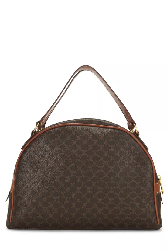 Brown Coated Canvas Macadam Handbag, , large image number 3