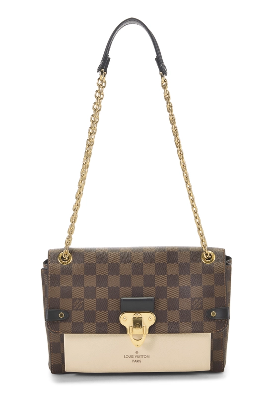 Beige Damier Ebene Vavin PM NM, , large image number 0