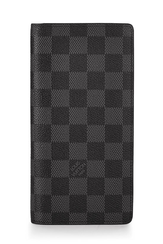 Louis Vuitton Damier Graphite Brazza Continental Wallet QJA07UQCKB010