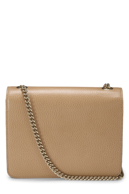 Beige Leather Interlocking Crossbody Small, , large image number 3