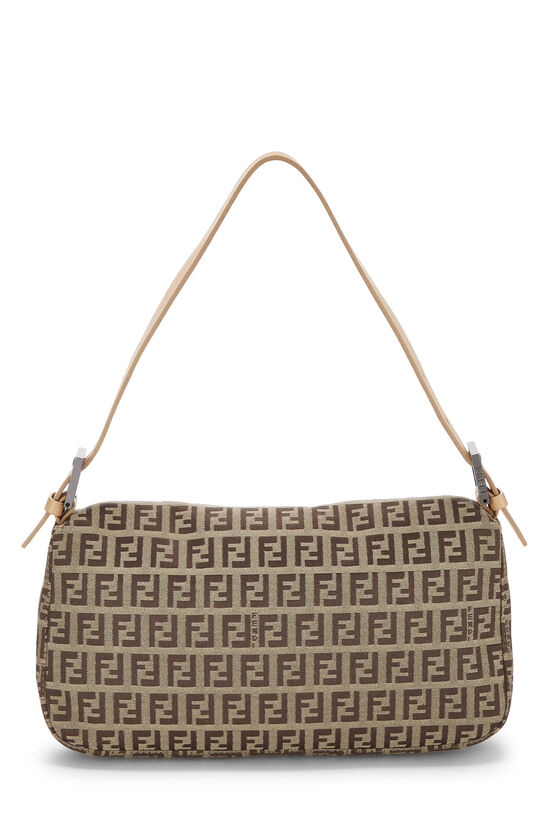 Beige Zucca Canvas Baguette, , large image number 3
