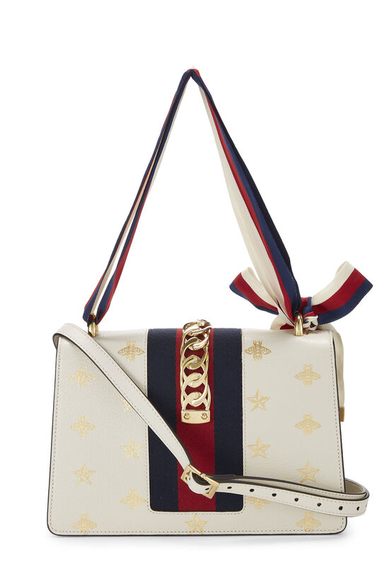 Cream Bee & Star Leather Sylvie Shoulder Bag Small, , large image number 4