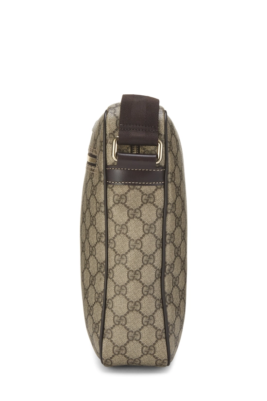 Brown GG Supreme Canvas Vertical Camera Bag Large, , large image number 2