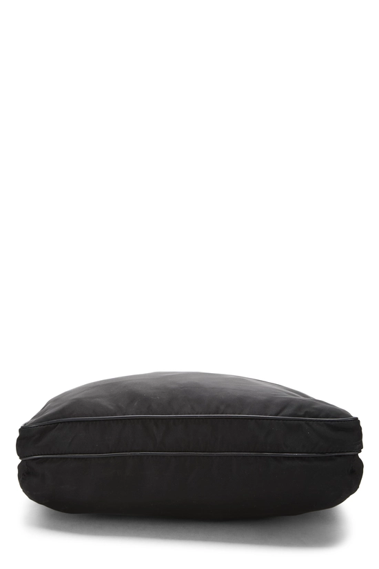 Black Nylon Messenger Bag, , large image number 4