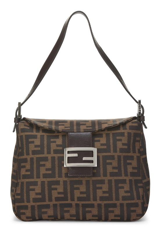 Brown Zucca Canvas Shoulder Bag, , large image number 0