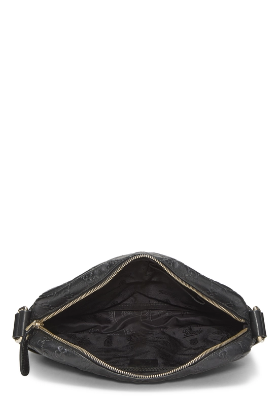 Black Guccissima Leather Vertical Camera Bag, , large image number 5