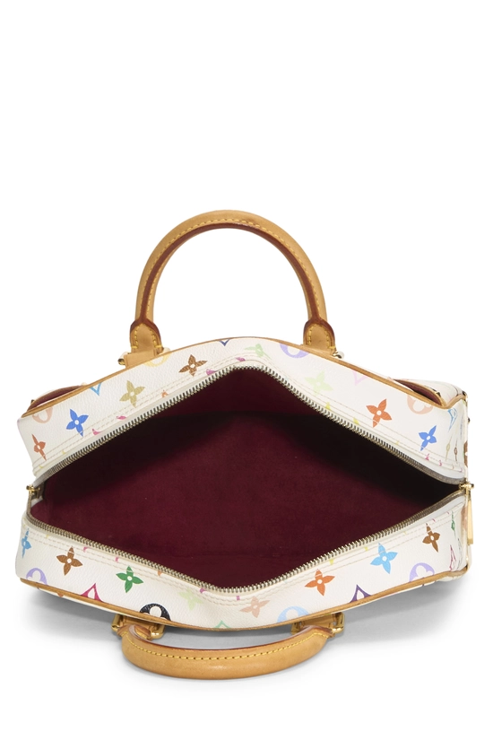 Takashi Murakami x Louis Vuitton White Monogram Multicolore Trouville, , large image number 5