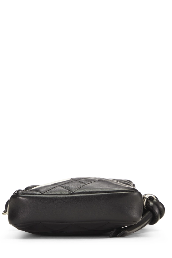 Black Quilted Calfskin Cambon Shoulder Bag Mini, , large image number 4