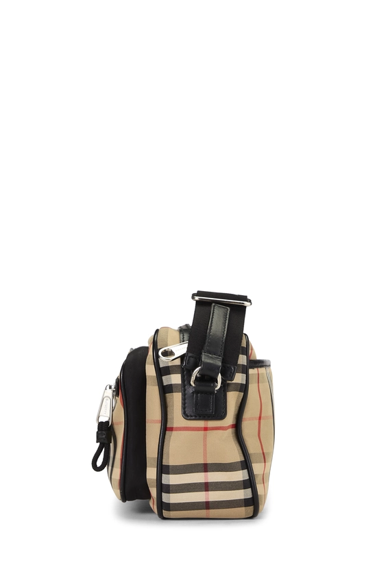 Black Vintage Check Camera Bag Small, , large image number 2