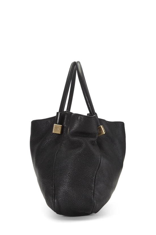 Black Calfskin Dice Shoulder Bag, , large image number 2