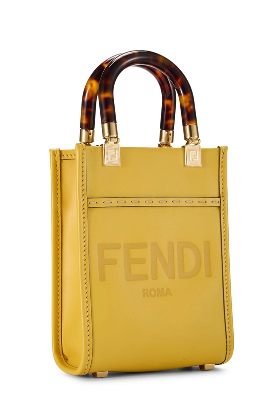 Yellow Calfskin Sunshine Shopper Mini, , large image number 1