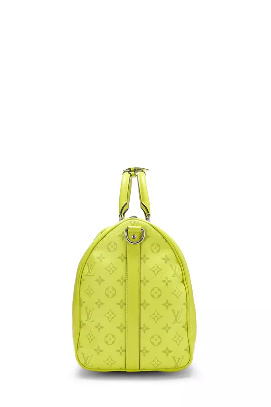 Yellow Taigarama Keepall Bandouliere 50, , large image number 2