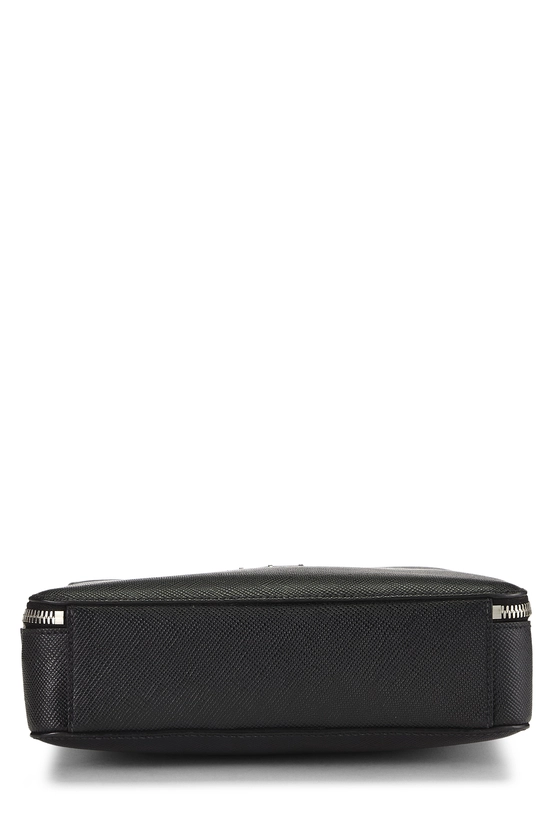 Black Saffiano Messenger, , large image number 4
